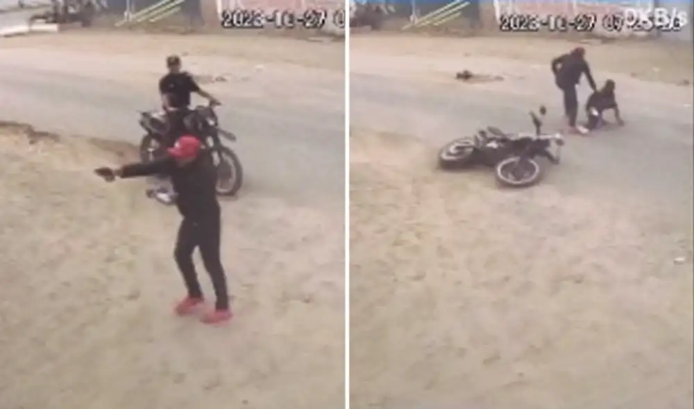 Sujetos que llegaron a extorsionar a empresario fueron baleados. Foto: La República/ video: Sergio Verde LR