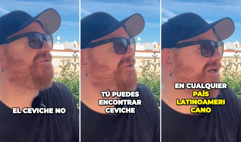 Usuarios reaccionaron rápidamente a las declaraciones del peruano sobre el ceviche. Foto: composición LR/TikTok/@omgesjaimeferraro Usuarios reaccionaron rápidamente a las declaraciones del peruano sobre el ceviche. Foto: composición LR/TikTok/@omgesjaimeferraro