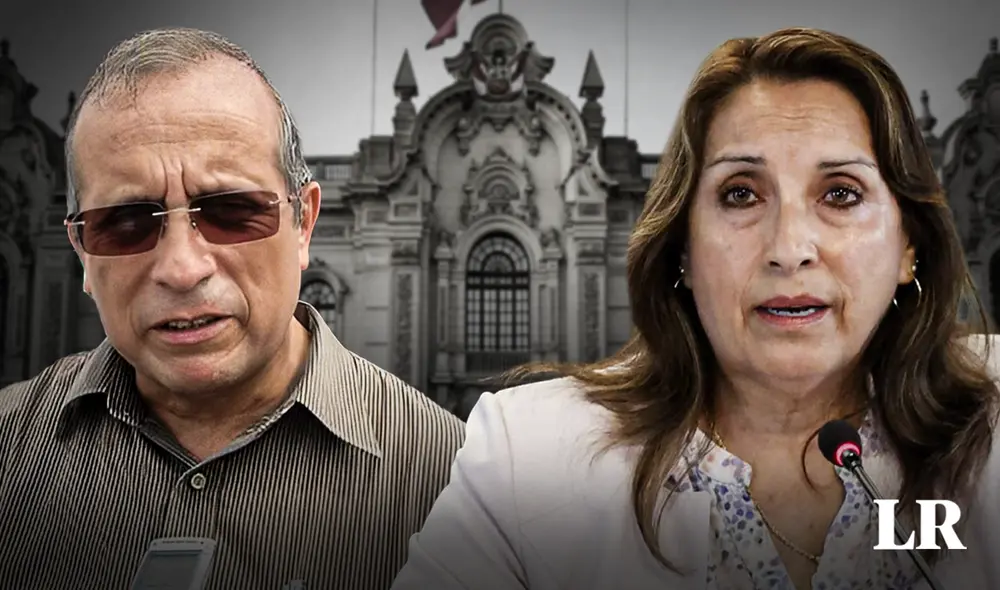 Dina Boluarte salió en defensa de su hermano luego de que fuera captado con empresarios y un alcalde de Cajamarca. Foto: composición de Jazmín Ceras/La República Dina Boluarte salió en defensa de su hermano luego de que fuera captado con empresarios y un alcalde de Cajamarca. Foto: composición de Jazmín Ceras/La República