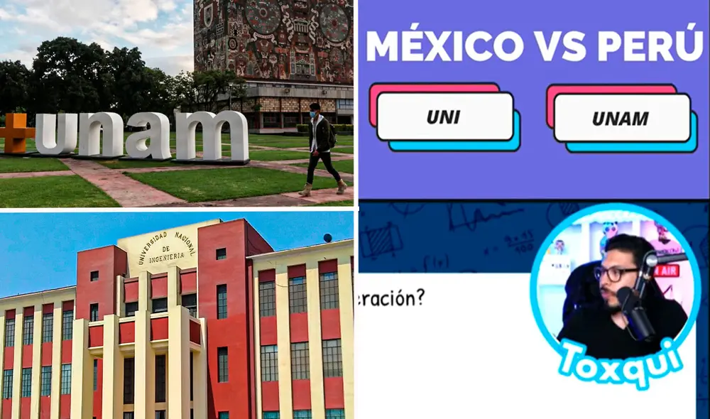 La UNAM y la UNI son 2 universidades con bastante prestigio en México y Perú, respectivamente. Foto: composición LR/Excelsior