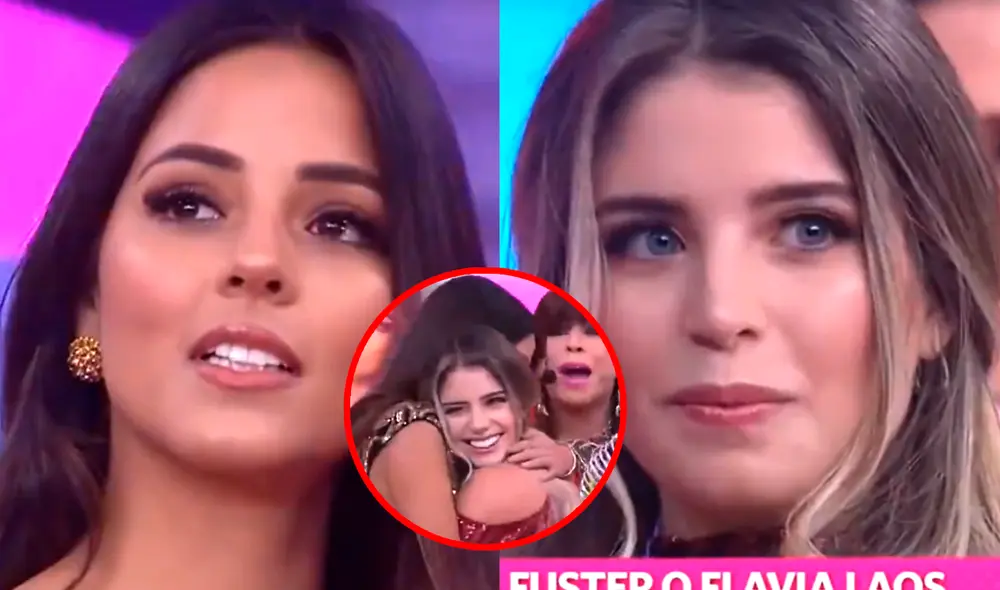 Luciana Fuster y Flavia Laos se juntaron en 2019 en el desaparecido programa 'En boca de todos'. Foto: composición LR / América TV