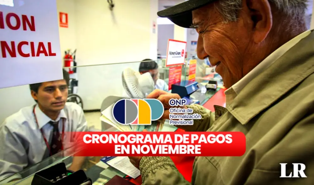 Del 8 al 13 de noviembre se realizará el pago de las pensiones y la Bonificación por Edad Avanzada en favor de los jubilados de la ONP. Foto: composición de Gerson Cardoso/LR/Andina