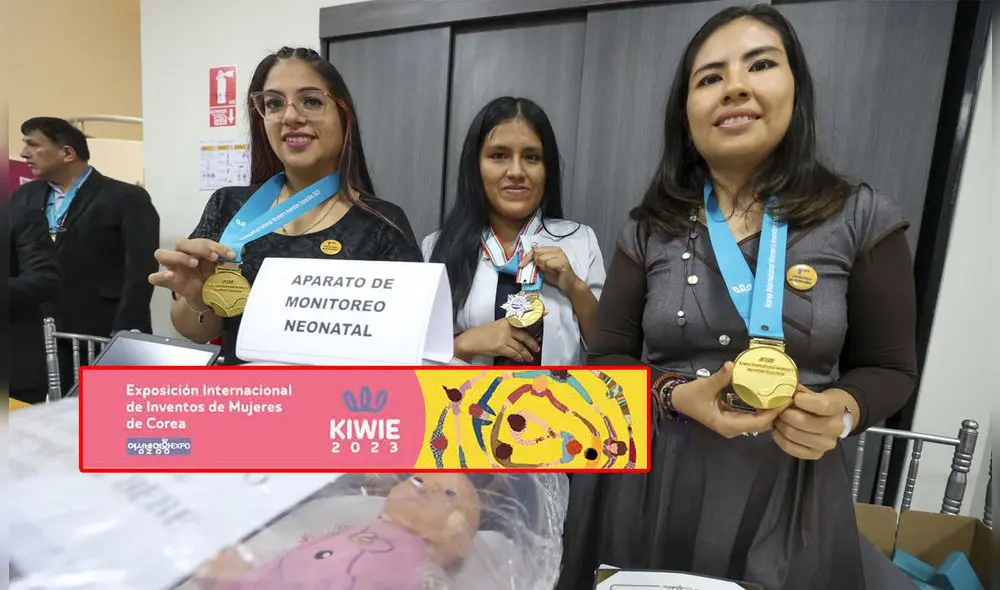 Indecopi premió a las mujeres que ganaron una medalla en el evento internacional. Foto: composición La República/Andina Indecopi premió a las mujeres que ganaron una medalla en el evento internacional. Foto: composición La República/Andina