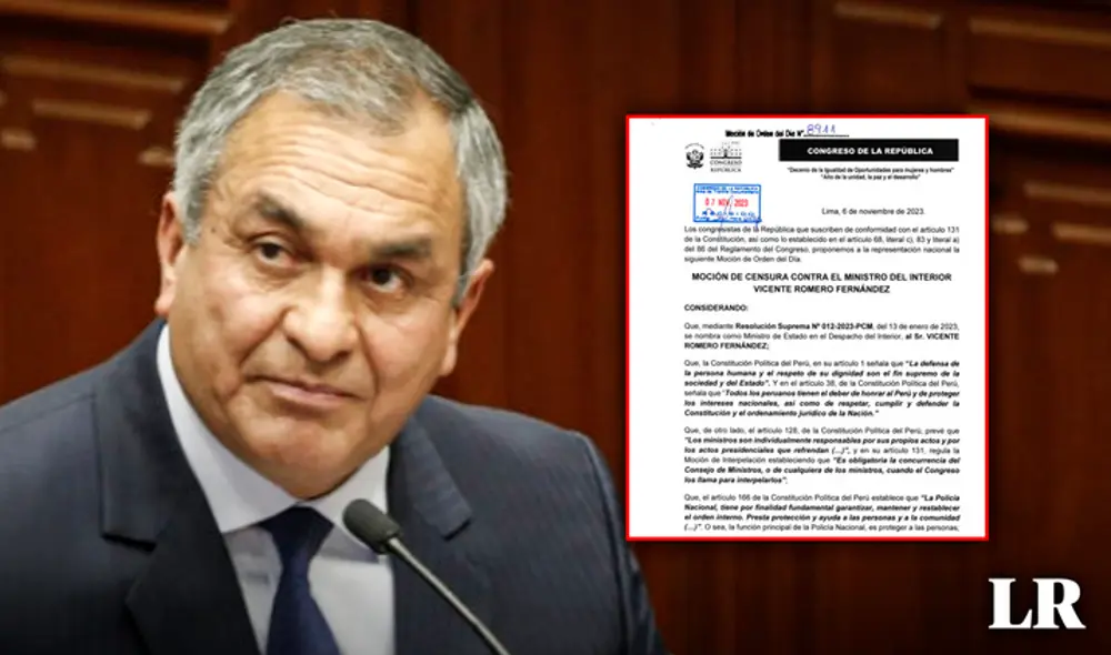 Esta iniciativa llega luego que, Vicente Romero se presentó ante el Congreso para informar sobre acciones ante inseguridad. Foto: composición LR Esta iniciativa llega luego que, Vicente Romero se presentó ante el Congreso para informar sobre acciones ante inseguridad. Foto: composición LR