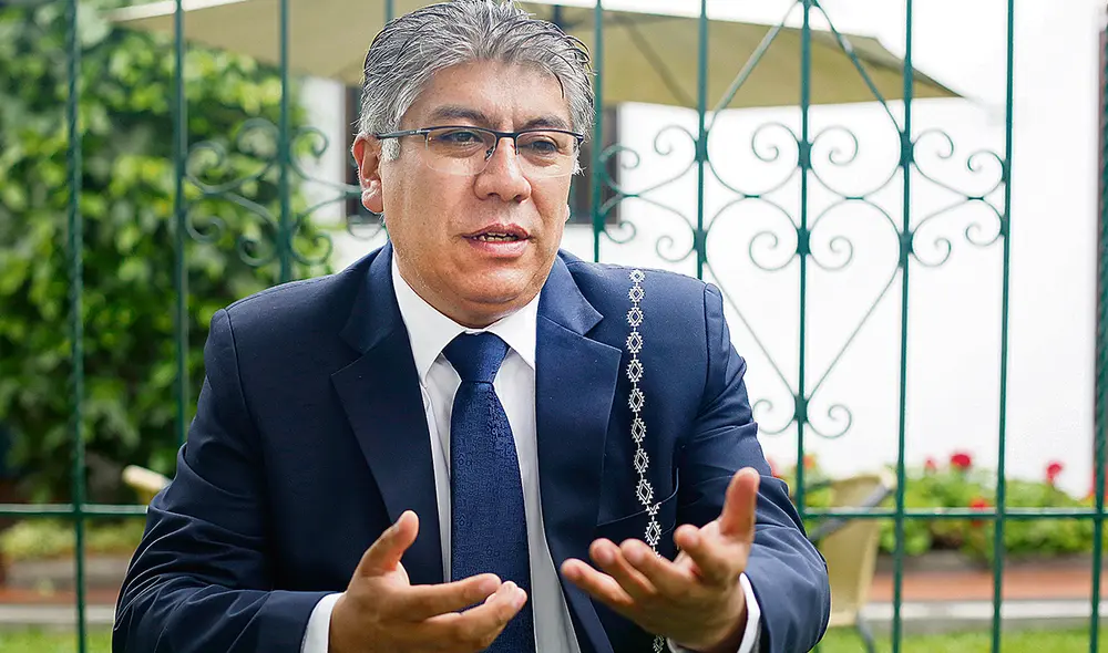 Cónclave. Salcedo saluda que la 61 edición de CADE Ejecutivos se realice en Urubamba. Foto: Félix Contreras/La República