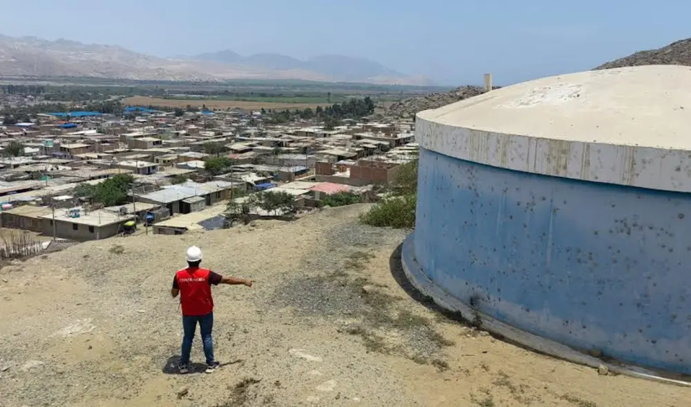 Auditores de la Contraloría inspeccionaron reservorios de agua en San Jacinto. Foto: Contraloría General de la República