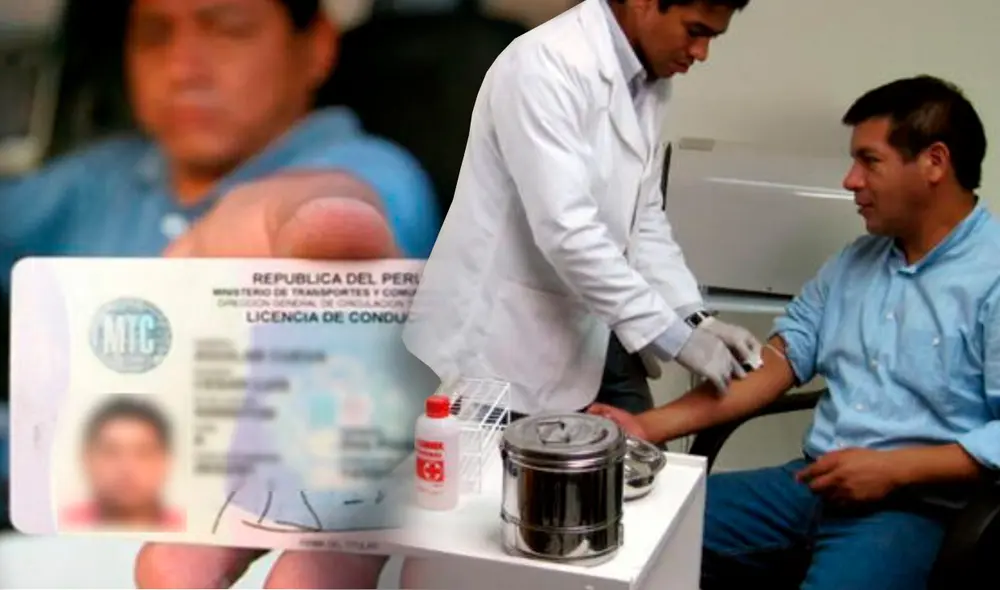 El examen médico se realiza con el objetivo de determinar si la persona se encuentra en las capacidades para conducir un vehículo. Foto: composición LR.