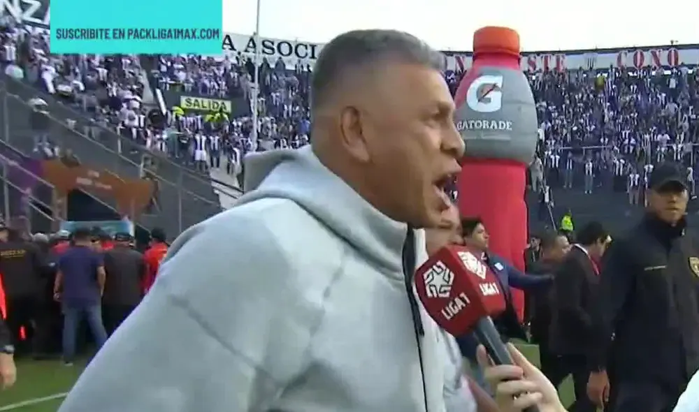 José Luis Carranza acompañó a la delegación de Universitario para la final de la Liga 1 2023. Foto: Liga 1 Max.