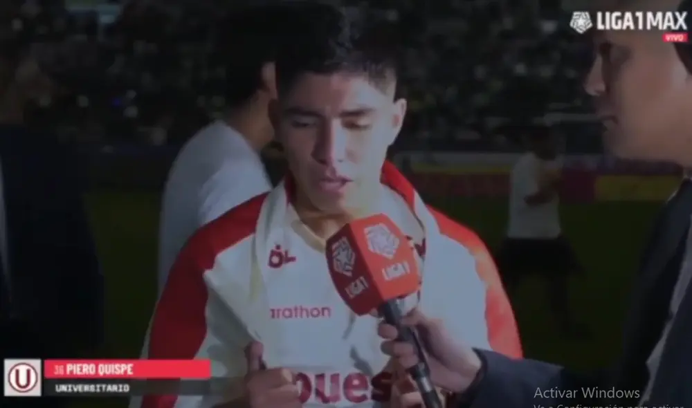 Piero Quispe fue una de las figuras en la final de la Liga 1. Foto: captura