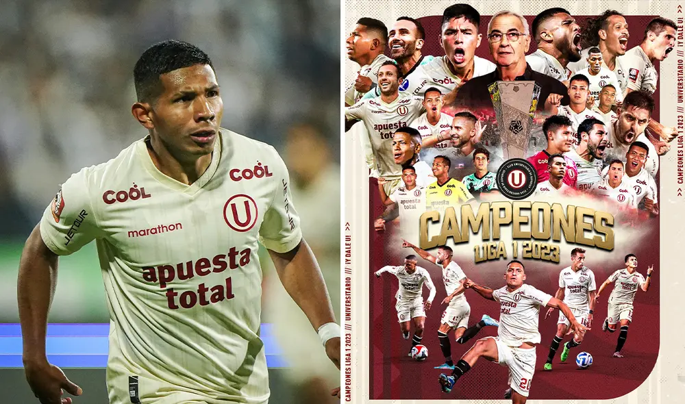 Los goles fueron anotados por Edison Flores y Horacio Calcaterra. Foto: Composición LR / X Liga Fut Prof / X Universitario de Deportes Los goles fueron anotados por Edison Flores y Horacio Calcaterra. Foto: Composición LR / X Liga Fut Prof / X Universitario de Deportes