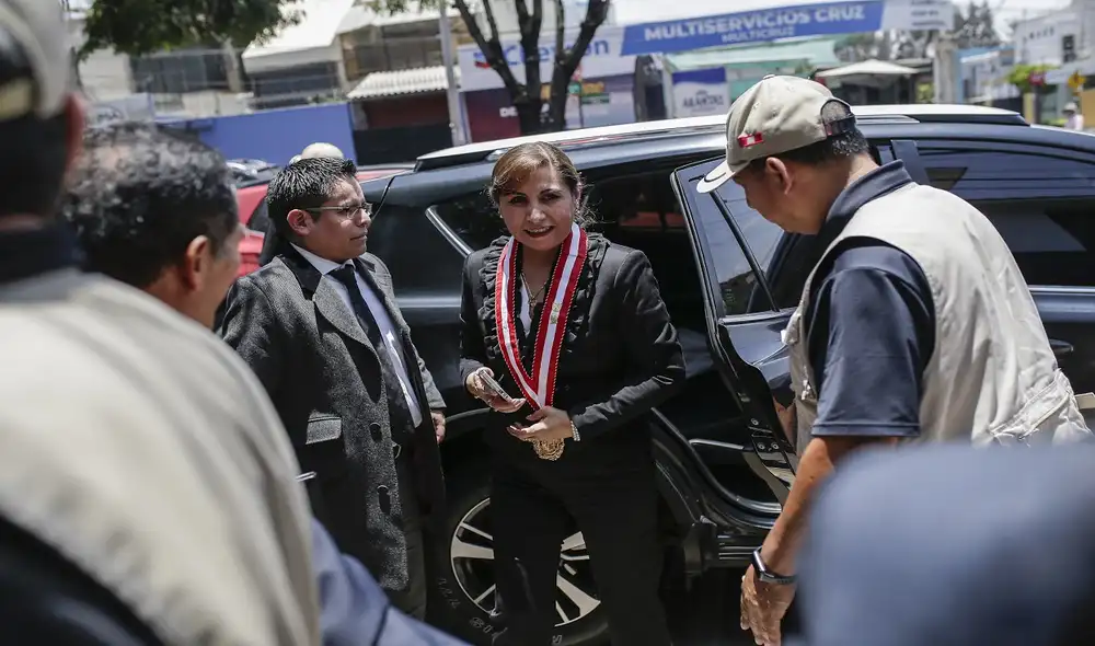 Fiscal de la nación inauguró nueva sede, solo habló para sus colegas y no prestó declaraciones a medios. Foto: Rodrigo Talavera LR