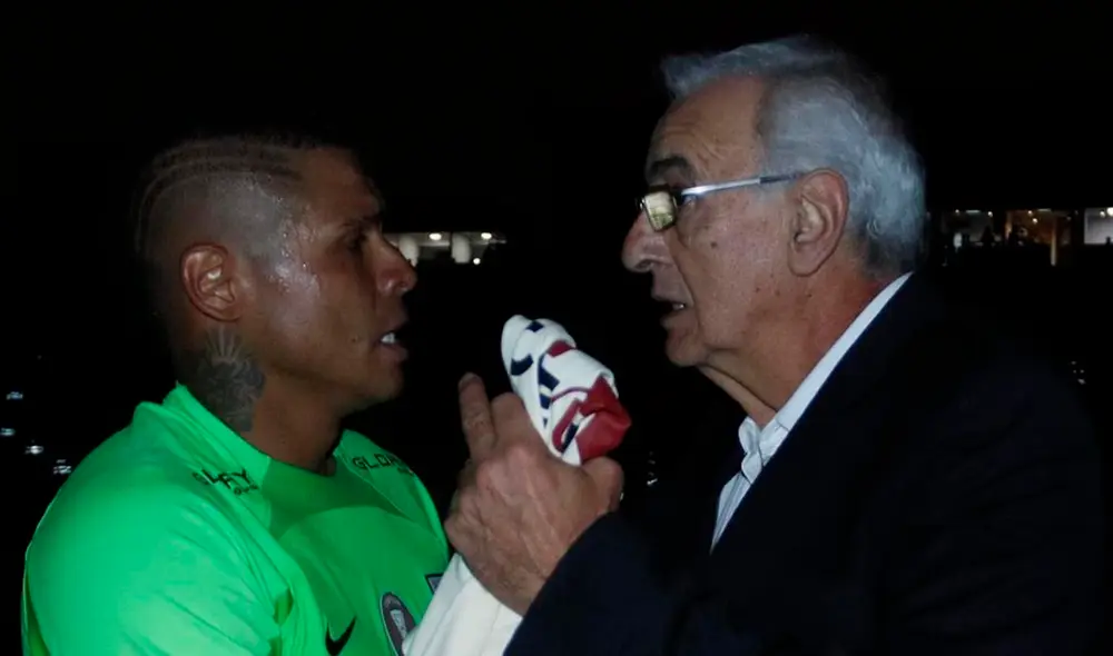 Ángelo Campos protagonizó una polémica en la final de ida de la Liga 1. Foto: Twitter/Erick Osores Ángelo Campos protagonizó una polémica en la final de ida de la Liga 1. Foto: Twitter/Erick Osores