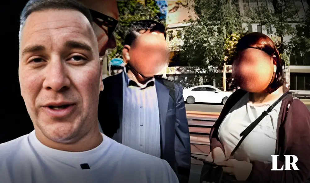 Óscar Alejandro, quien tiene más de un millón y medio de suscriptores y visitó Chile y fue abordado por una mujer quien lo trató. Foto: composición de Jazmin Ceras/LR/@eloscarale/X. Video: @eloscarale/X