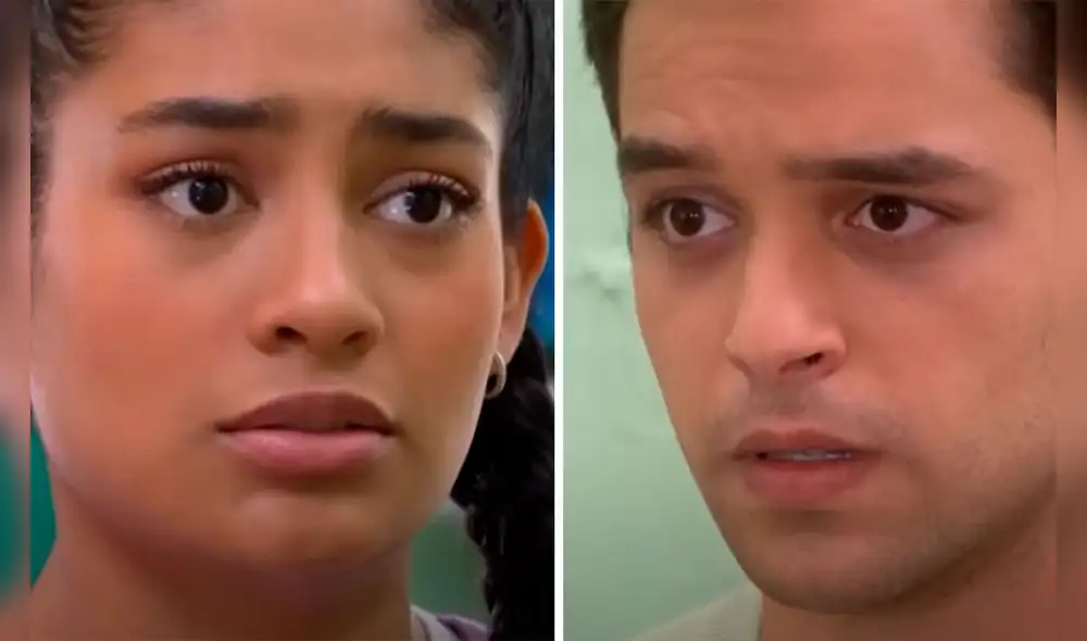 July y Cristóbal aclararon sus sentimientos en el policlínico. Foto: Composición LR/América TV