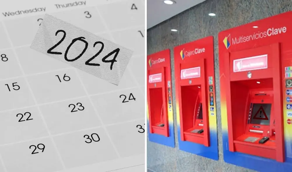 Revisa el cronograma completo de feriados bancarios en Venezuela para el próximo 2024. Foto: composición LR/Calendario/CriptoNoticias