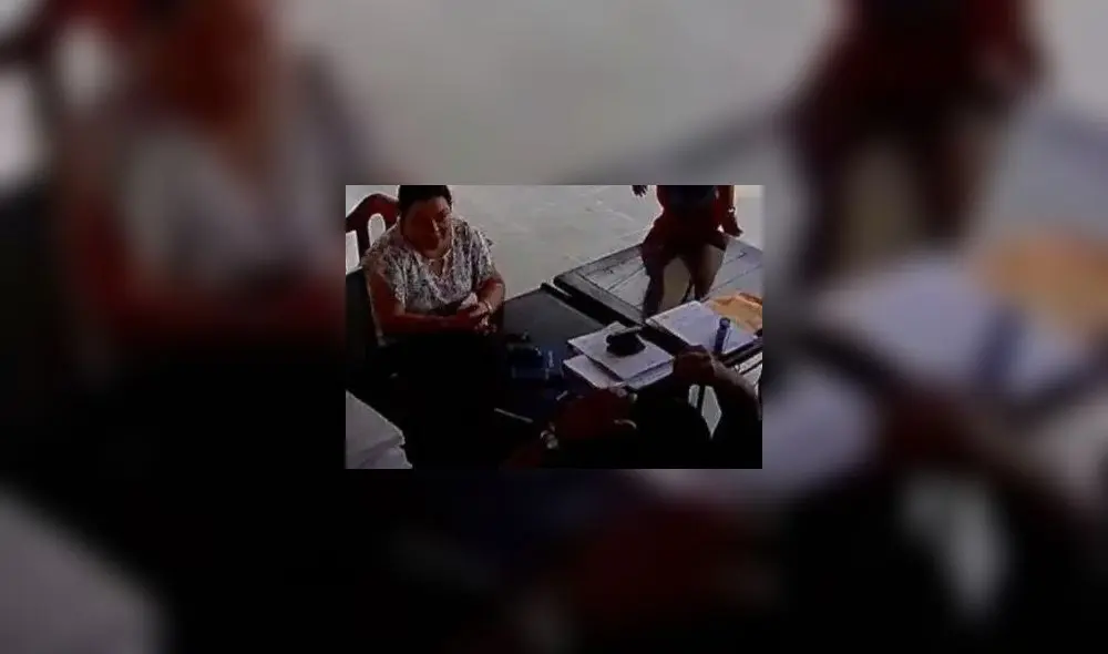 Acusada fue grabada en momento de supuesto soborno. Foto: captura cortesía