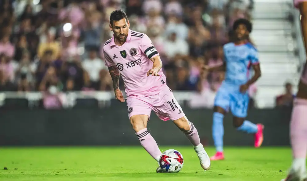 Inter Miami con Lionel Messi perdió en el partido amistoso ante New York City. Foto: Inter Inter Miami con Lionel Messi perdió en el partido amistoso ante New York City. Foto: Inter