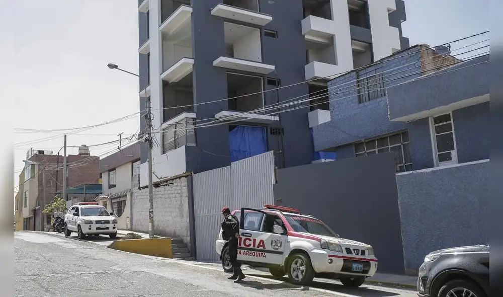 Inmueble de los Sanca fue intervenido en Arequipa. El objetivo es conseguir evidencias para profundizar investigaciones. Foto: Rodrigo Talavera
