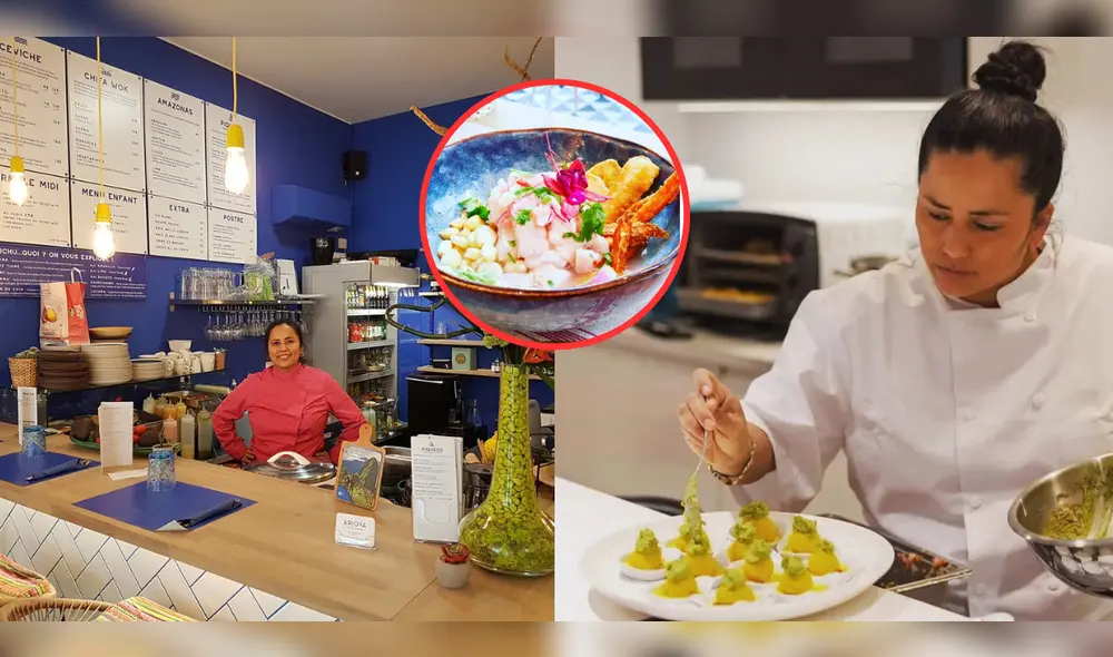 Verónica Moreno, dueña del restaurante peruano Krioya de Lyon. Foto: composición LR/Instagram/Krioya