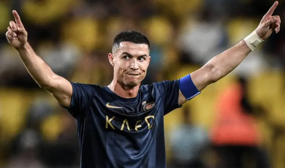 Cristiano Ronaldo anotó su gol número 13 en la Saudi Pro League. Foto: ESPN