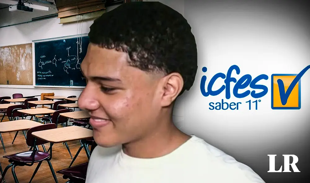 Diego Fernando Castaño, del barrio La Transformación Buenaventura, fue reconocido y elogiado tras su gran logro académico en Colombia. Foto: composición LR/Icfes/Deposit Photos/Noticias Caracol