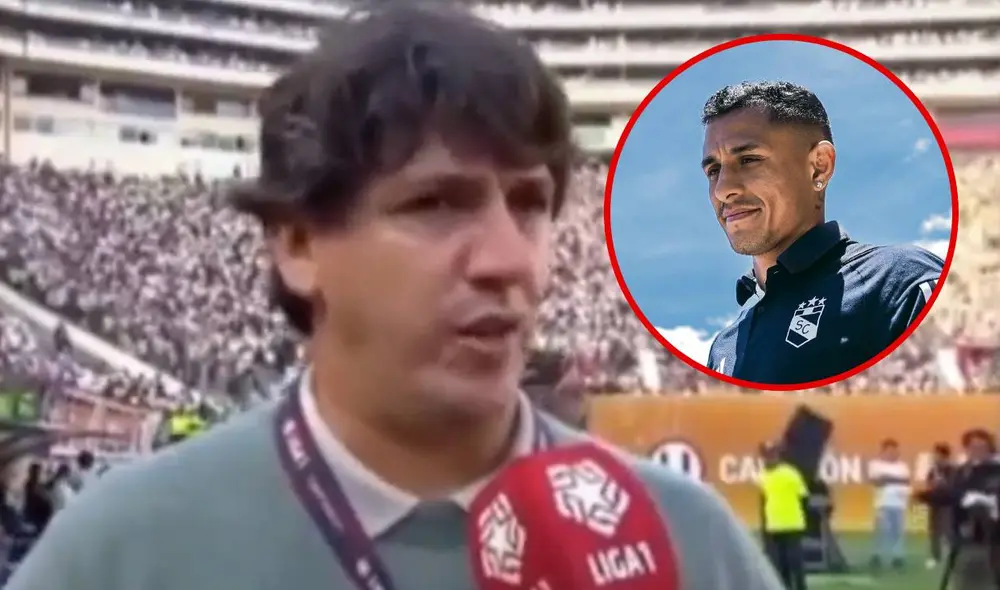 El administrador merengue confirmó que desean contar con los servicios del volante celeste. Foto: captura/Liga 1 Max