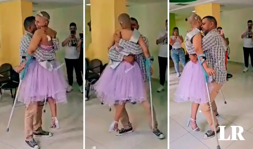 El padre de la quinceañera tuvo que cargarla parabailar en la pista de baile. Foto: composición de Fabrizio Oviedo/LR/@kao_lee22/TikTok. Video: @kao_lee22/TikTok. El padre de la quinceañera tuvo que cargarla parabailar en la pista de baile. Foto: composición de Fabrizio Oviedo/LR/@kao_lee22/TikTok. Video: @kao_lee22/TikTok.