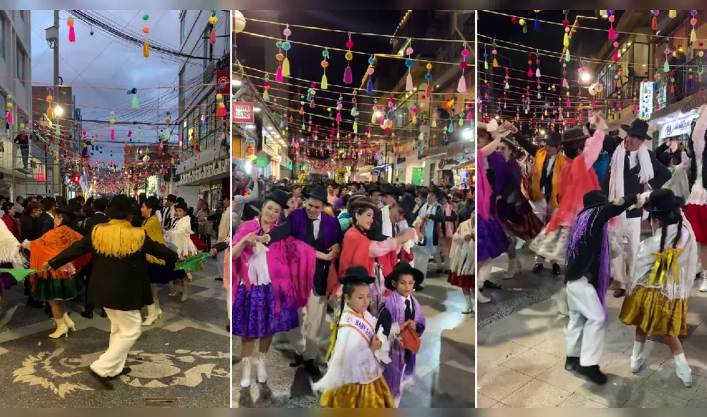 Bailarines cantaron al ritmo de estudiantinas en Puno. Foto: composición LR/@marquenc_1 - Video: @marquenc_1 Bailarines cantaron al ritmo de estudiantinas en Puno. Foto: composición LR/@marquenc_1 - Video: @marquenc_1