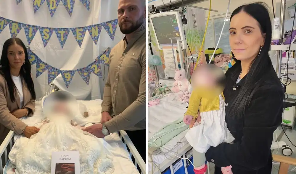 En Reino Unido, los padres de una menor de 8 meses recibieron la negativa de las autoridades de mantener a su hija con soportes vitales. Foto: composición LR/BBC En Reino Unido, los padres de una menor de 8 meses recibieron la negativa de las autoridades de mantener a su hija con soportes vitales. Foto: composición LR/BBC