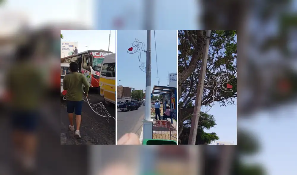 Hidrandina detectó los cables expuestos por el robo de luz. Foto: N60. - Video: TVD Noticias