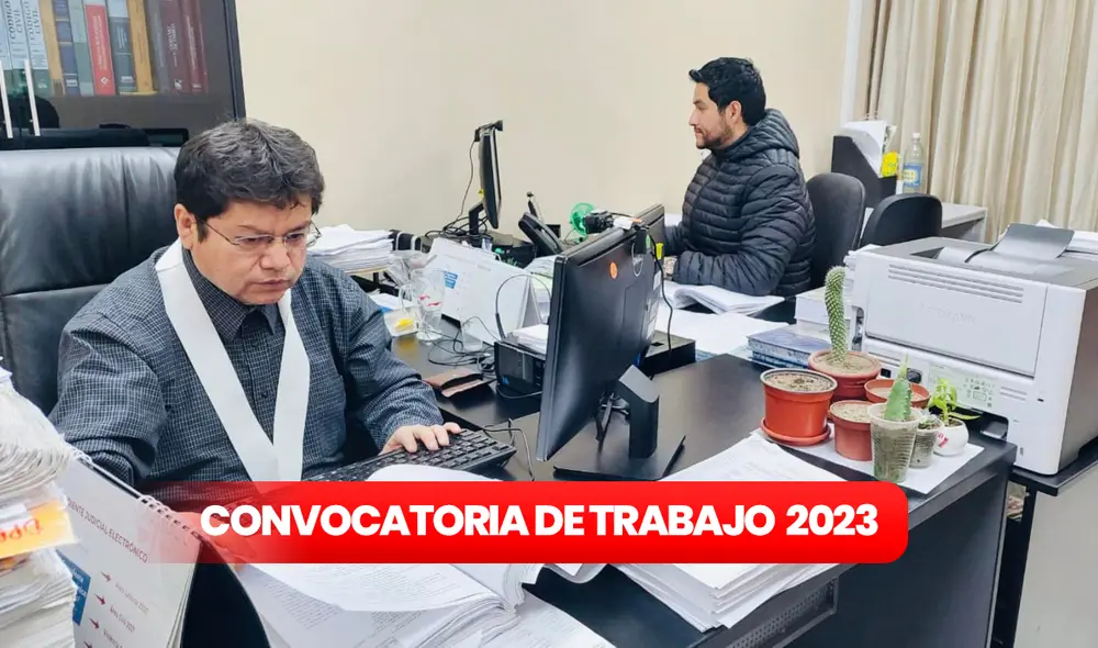 La convocatoria de trabajo del Poder Judicial está disponible en 20 regiones del país hasta el 22 de noviembre. Foto: composición LR/Facebook/Poder Judicial La convocatoria de trabajo del Poder Judicial está disponible en 20 regiones del país hasta el 22 de noviembre. Foto: composición LR/Facebook/Poder Judicial