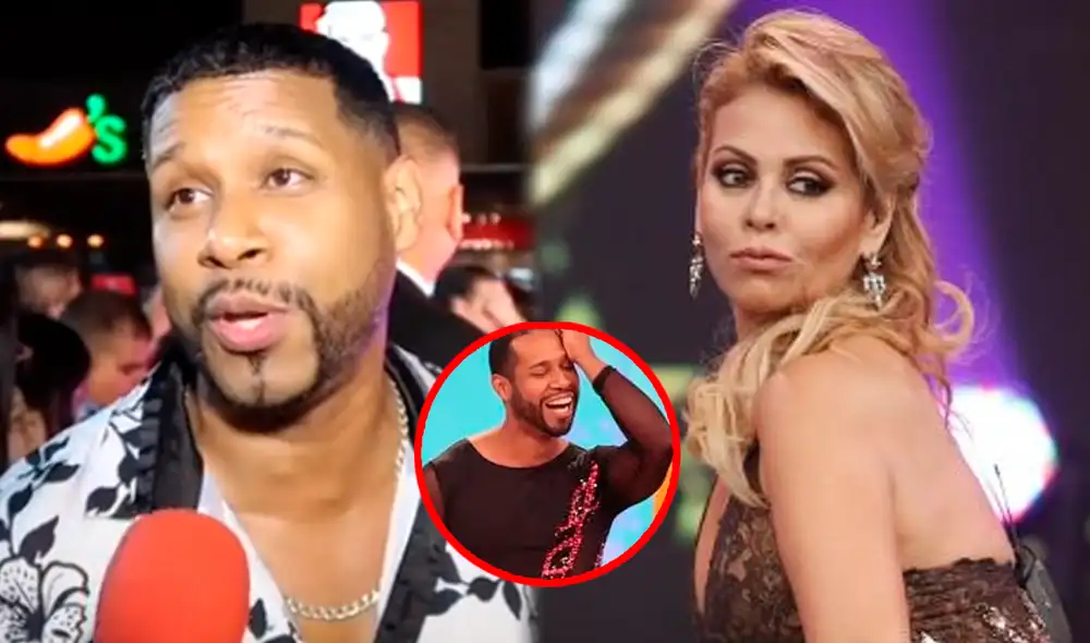 Edson Dávila se muestra fiel a Gisela Valcárcel por darle la oportunidad de trabajar en su productora. Foto: composición LR / Captura YouTube / América TV