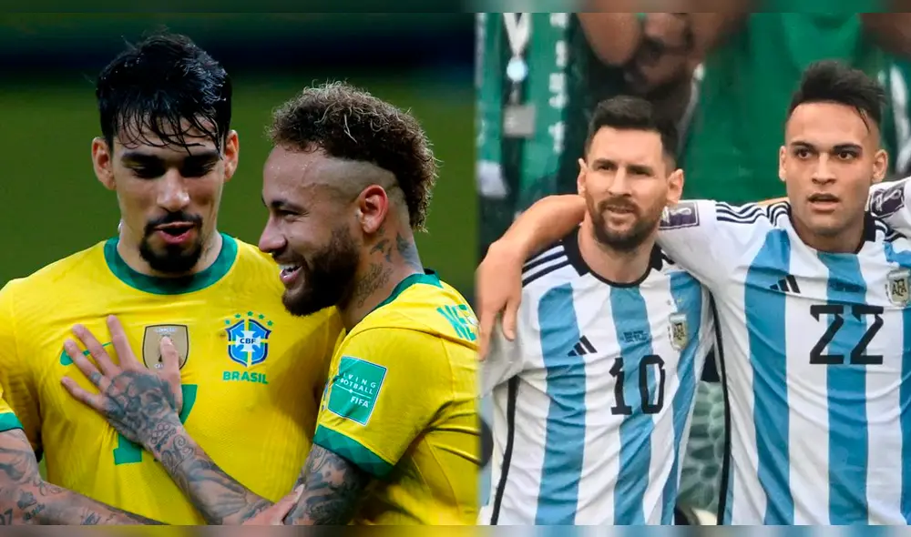 Argentina y Brasil son las selecciones de Sudamérica con mayor cantidad de participaciones en la Copa del Mundo de la FIFA. Foto: Composición LR/AFP