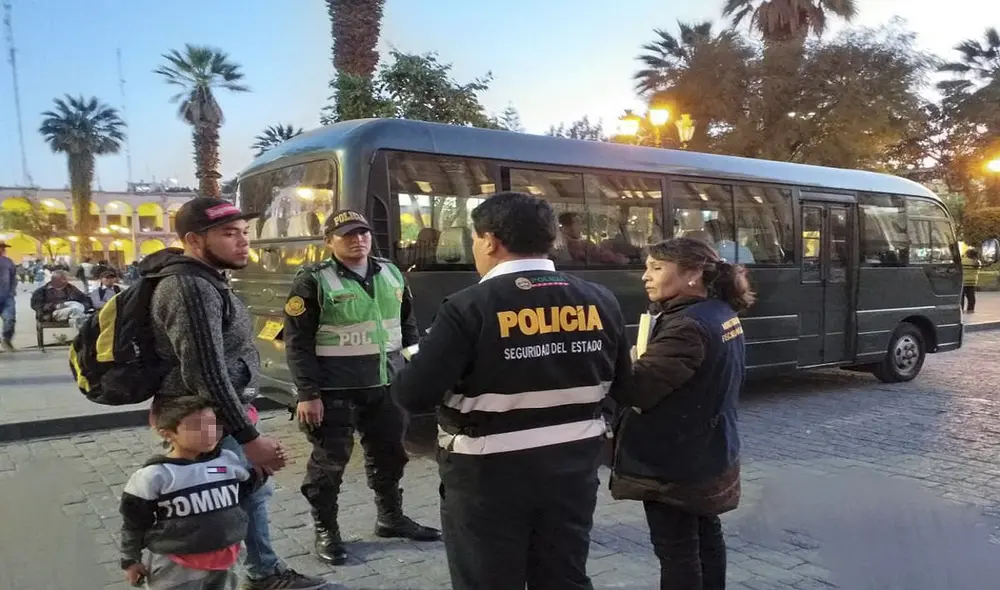 El fi n de semana ya se realizaron los primeros operativos para verifi car situación de extranjeros en Arequipa. Foto: La República