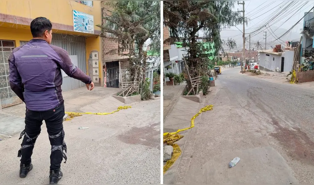 El ataque también dejó a un joven de 21 años herido tras ser impactado cuando se encontraba a metros de su vivienda. Foto: Rosario Rojas/La República