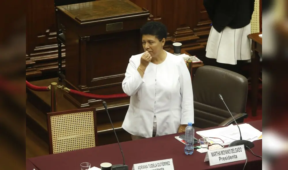 Martha Moyano liderá la Comisión de Constitución. Foto: Carlos Félix