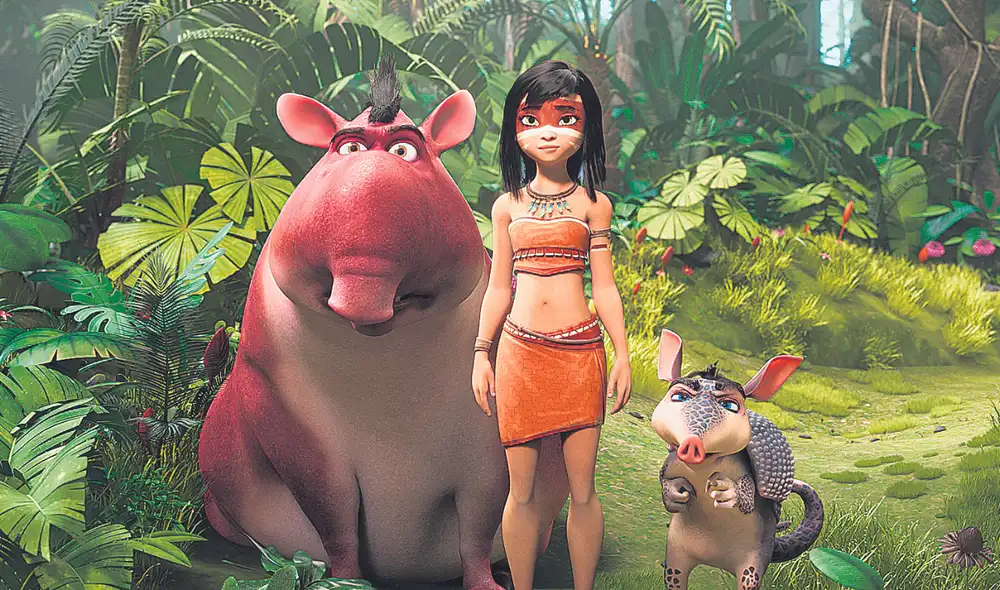 Aventuras. El flime Ainbo: la guerrera del Amazonas se estrenará en formato accesible. Foto: difusión