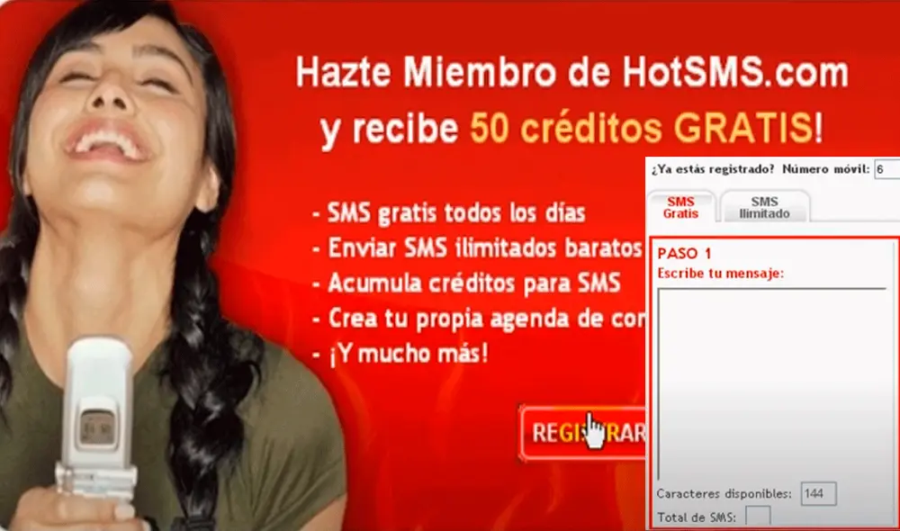 La mayoría de estos sitios web desapareció. Foto: captura de YouTube/internetnegocio