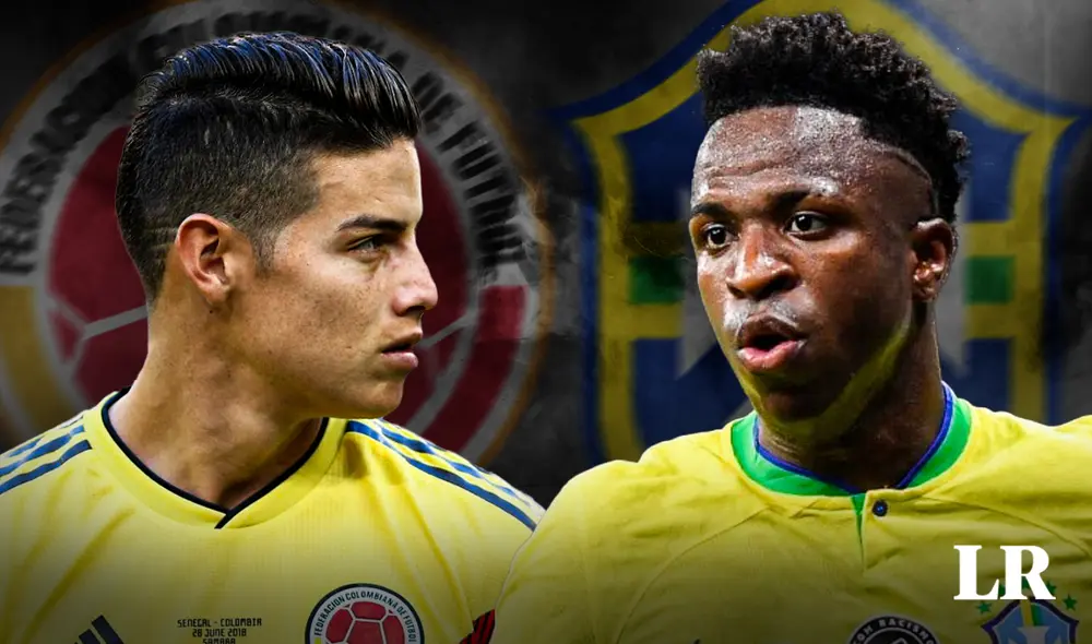 Colombia vs. Brasil: ambas selecciones se enfrentarán en el Estadio Metropolitano de Barranquilla. Foto: composición de Jazmín Ceras/La República