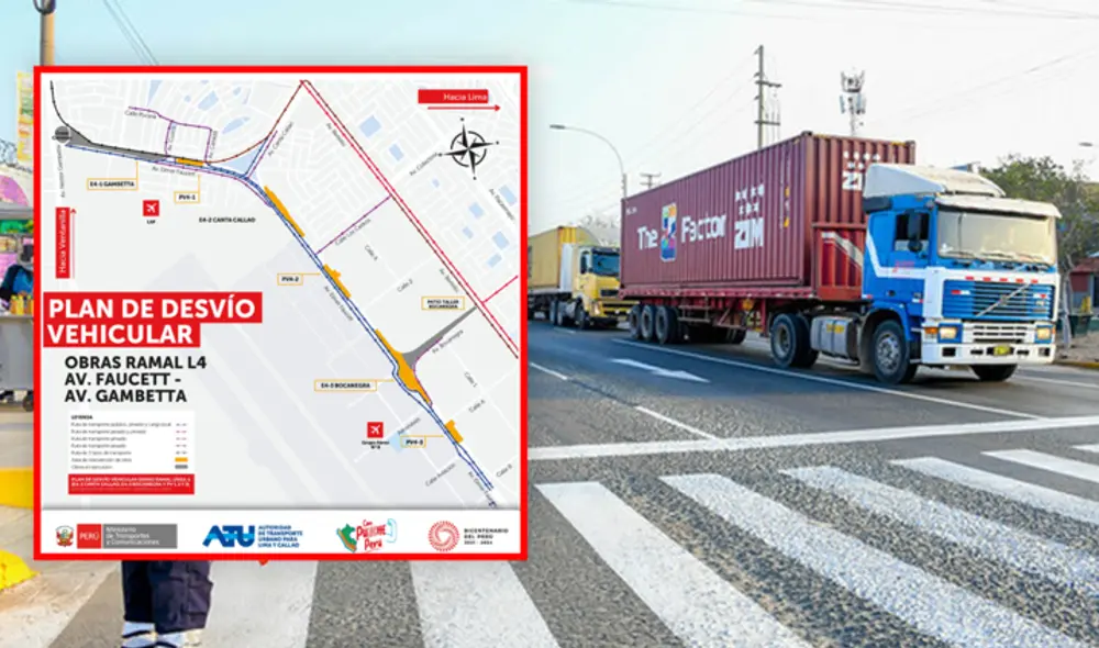 En noviembe y diciembre del 2023, se llevará a cabo 4 desvíos por la construcción de Línea 4. Foto: La República/Jazmin Ceras/ATU