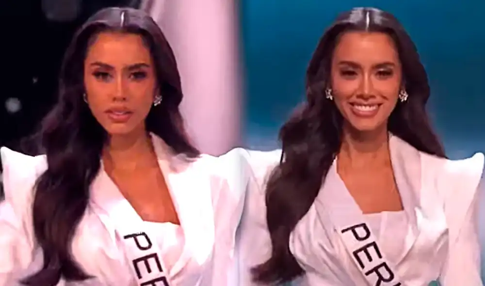 Camila Escribens optó por usar un peinado suelto y en ondas en el ensayo del Miss Universo 2023. Foto: composición LR/Instagram Miss Perú