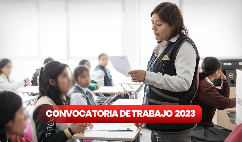 Convocatoria disponible hasta este 17 de noviembre. Foto: composición LR/ UGEL Sur Convocatoria disponible hasta este 17 de noviembre. Foto: composición LR/ UGEL Sur