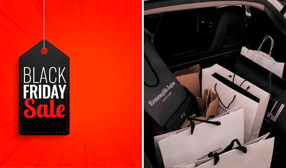 Si bien el Black Friday es solo 1 día, algunas empresas lo continúan hasta el domingo con el Ciber Monday. Foto: ComposiciónLR/Pinterest