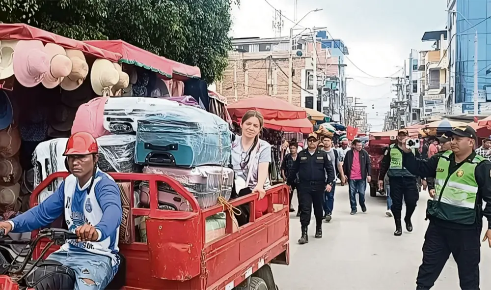 De regreso. Migrantes sin documentación abandonan el Perú con sus familias. PNP está presente en 50 kilómetros de frontera. Foto: Tumbes Noticias
