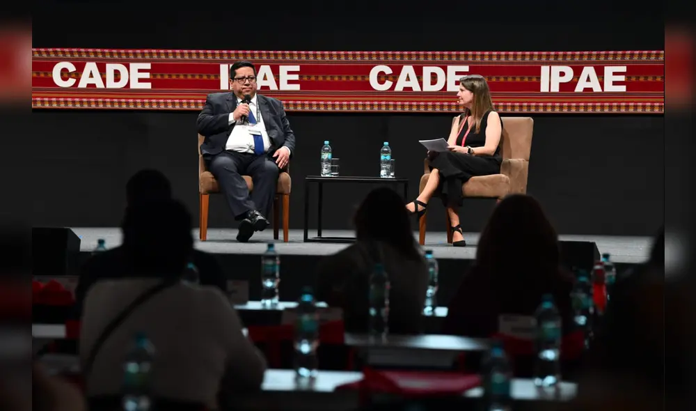 Alex Contreras participó este jueves en la CADE Ejecutivos 2023. Foto: MEF