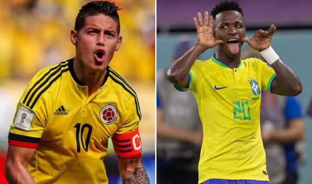 Brasil derrotó 1-0 a Colombia en el último partido jugado. Foto: composición LR/EFE