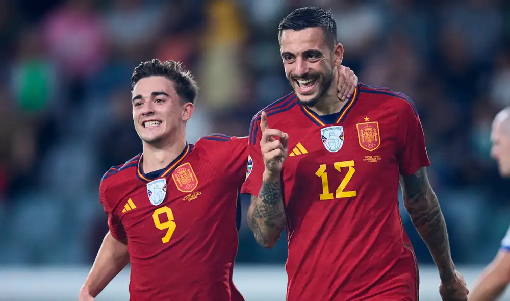 España superó a Chipre de visita y es el lider en su grupo de las clasificatorias a la Euro 2024. Foto: España