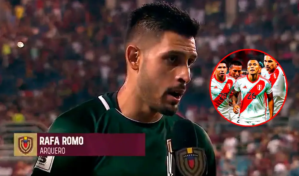 El arquero de Venezuela, Rafael Romo, se muestra muy positivo para el partido contra Perúa a pesar del empate sin goles contra Ecuador. Foto: composición LR / La Vinotinto TV / EFE