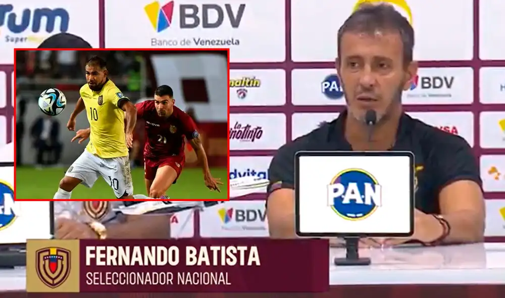 El argentino tuvo palabra de elogio para Ecuador, pues afirma que no le planteó un partido sencillo. Foto: composición LR / captura La Vinotinto TV / EFE