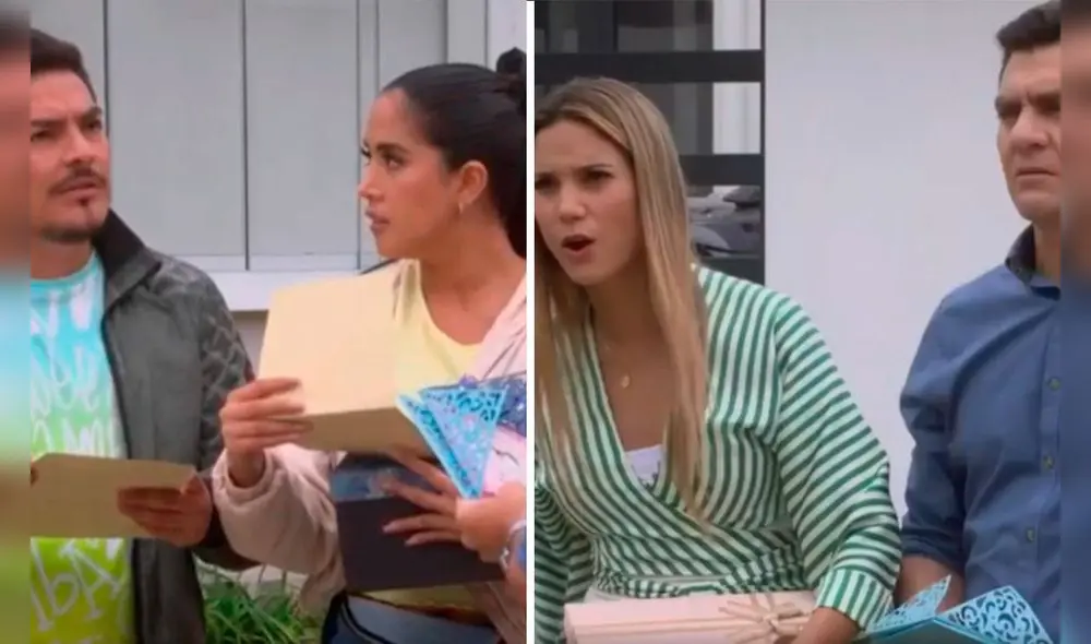 Mike y Macarena se mostraron disconformes con Joel y Patty. Foto: Captura de América TV